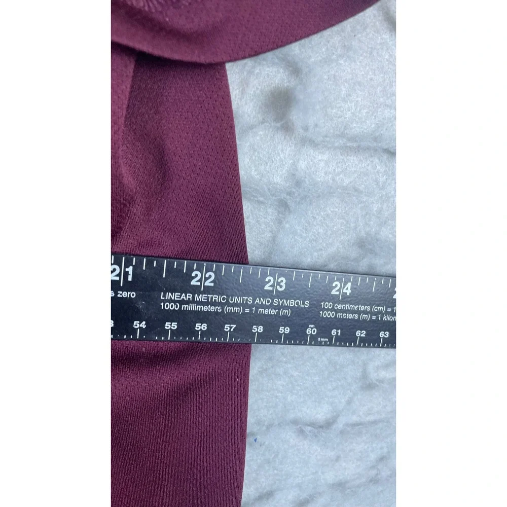 Adidas Polo Shirt Mens XL Maroon Excellent Texas A&M Aggies SEC Climalite